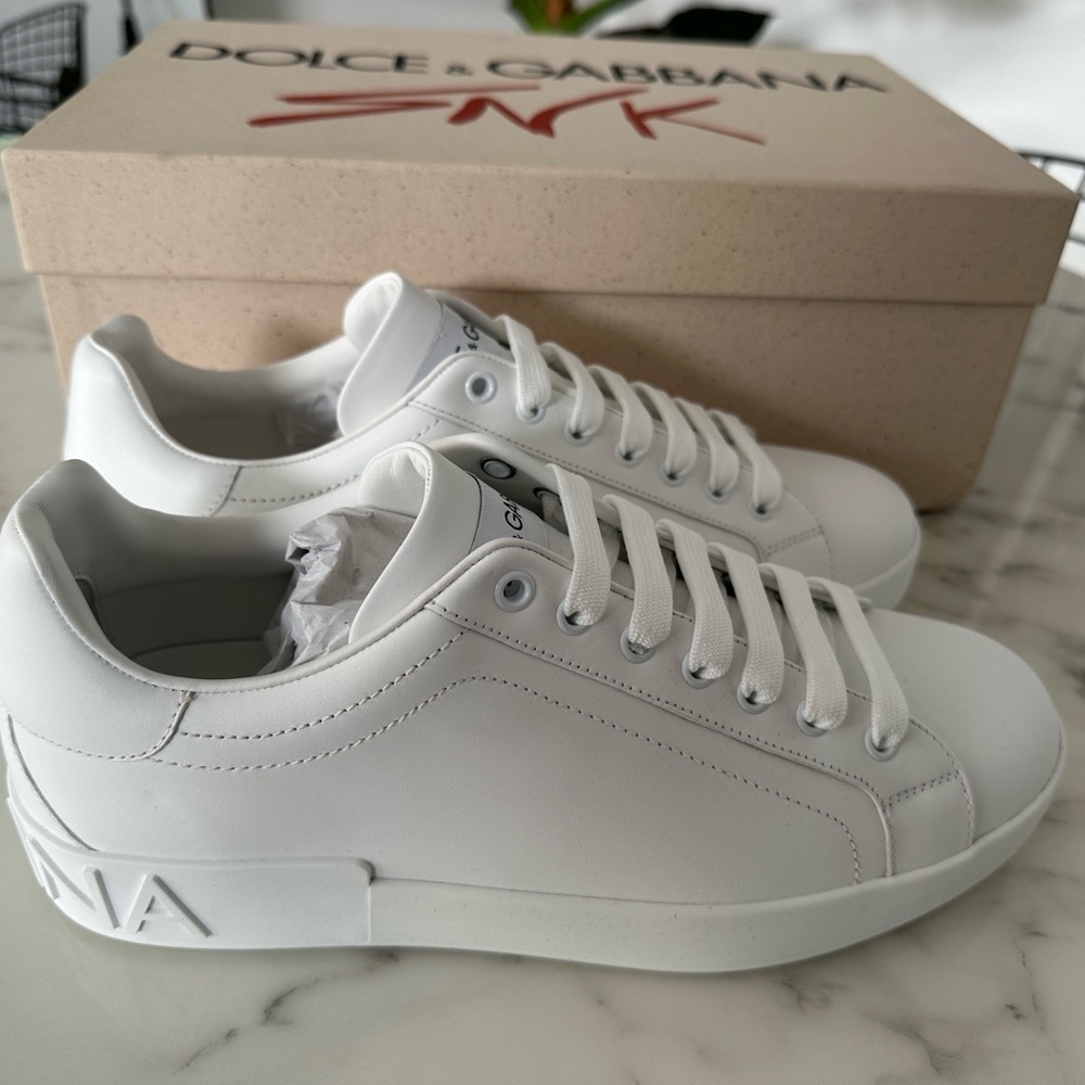 Dolce & Gabbana Men's Classic White Sneakers